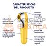 Dual Love Yellow succionador y vibrador con control inalambrico bluetooth